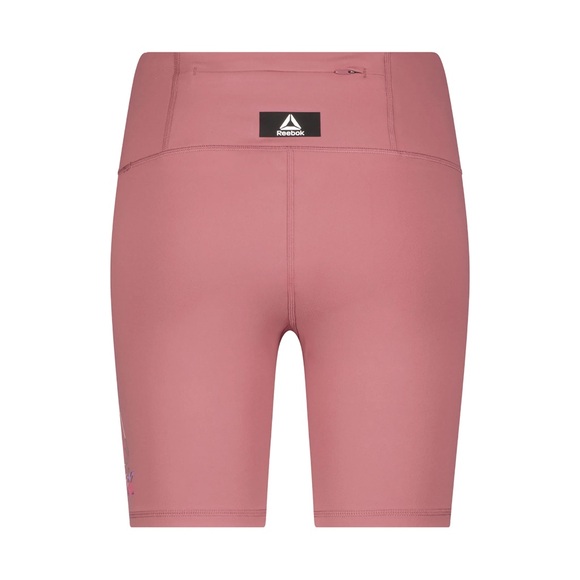 Reebok Women’s Activate High Rise Bike Short color : Renaissance Rose - Picture 6 of 6